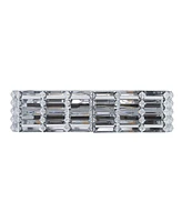 Evelyn Crystal Rectangle -Light Glam Modern Led Vanity Light