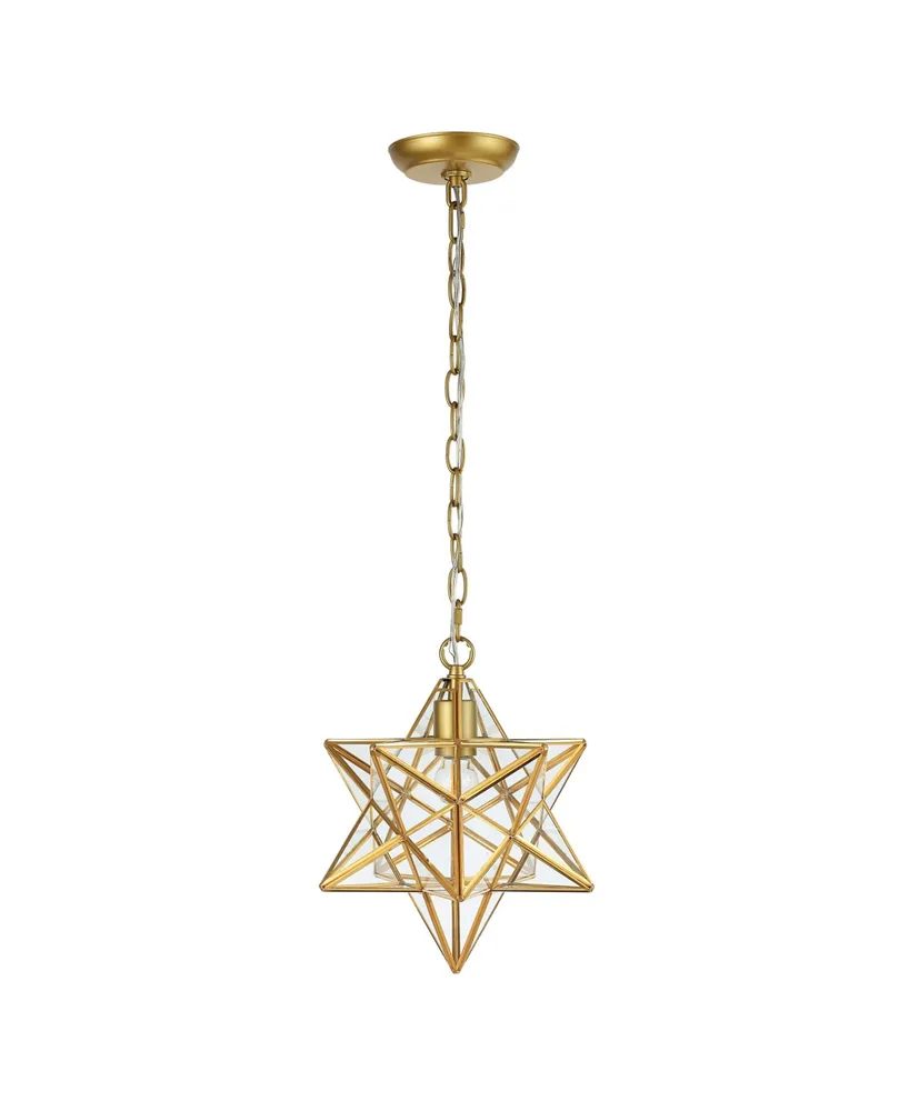 Stella Moravian Star Glass Led Pendant