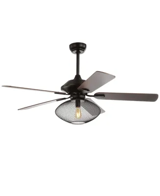 Clift 52" 1-Light Mid-Century Led Ceiling Fan with Remote
