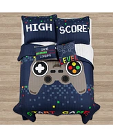 Lush Decor Kids Video Games -Pc. Quilt Set