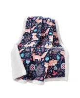 Lush Decor Pixie Fox Sherpa Throw for Kids, 60" x 50"