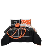 Lush Decor Basketball Game Piece Quilt Set for Kids