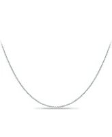 Giani Bernini Box Link 16" Chain Necklace in Sterling Silver, Created for Macy's