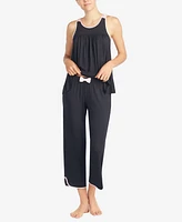 Women's Sleeveless Modal Knit Capri Pajama Set