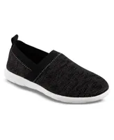 Zenz from Isotoner Women's Indoor/Outdoor Elastic Sport Knit Elastic Slip-Ons