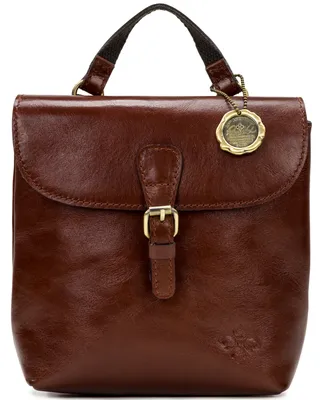 Patricia Nash Vatoni Small Convertible Leather Backpack