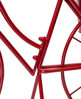Glitzhome Oversized Metal Bicycle Plant Stand