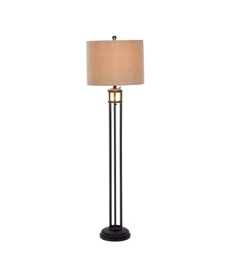 Fangio Lighting Frosted Glass Floor Lamp