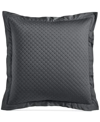 Charter Club Damask Quilted Cotton Sham, European, Created for Macy's
