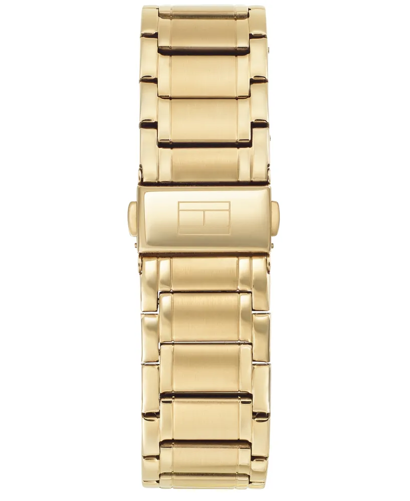 Tommy Hilfiger Men's Chronograph Gold-Tone Bracelet Watch 44mm