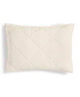 Hotel Collection Dobby Diamond Quilted Sham, Standard, Created for Macy's