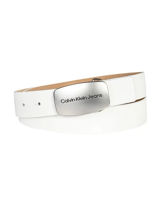 Calvin Klein Women's Jeans Casual Plaque Buckle Belt