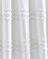 Dkny Chenille Stripe Shower Curtain, 72" x