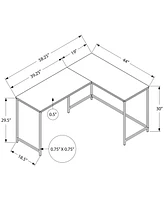 L-Shaped Desk with Ample Work Space