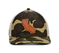 Local Crowns California Woodland State Patch Curved Trucker Cap