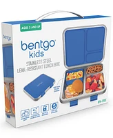 Bentgo Kids Stainless Steel Leak-Resistant Lunch Box (Blue)