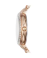 Fossil Women's Karli Three Hand Rose Gold Stainless Steel Watch 34mm
