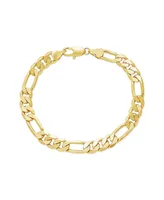 Women's Figaro Gold Plated Chain Bracelet - Gold