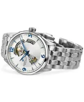 Hamilton Men's Swiss Automatic Jazzmaster Open Heart Stainless Steel Bracelet Watch 42mm