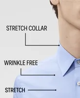 Calvin Klein Men's Slim-Fit Stretch Dress Shirt, Online Exclusive Created for Macy's