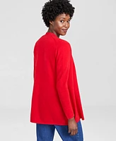 Charter Club Petite 100% Cashmere Duster Sweater, Created for Macy's