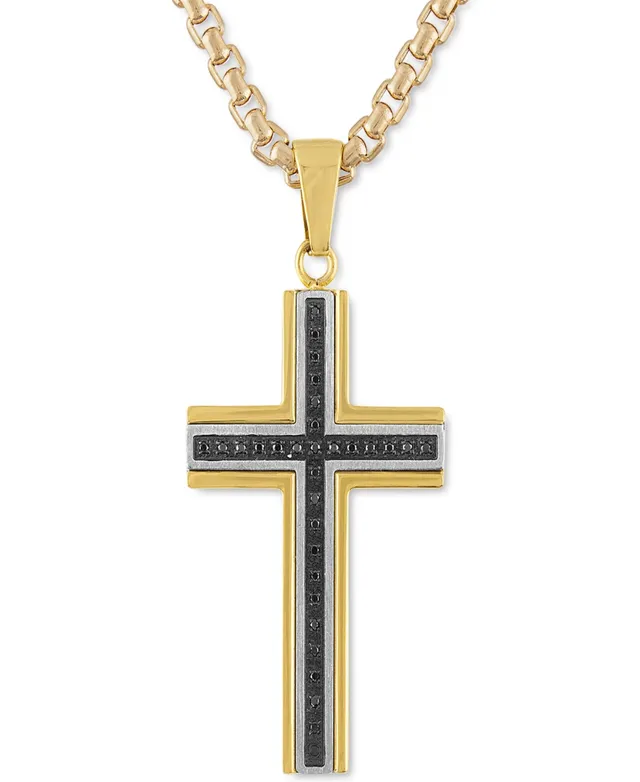 Stainless Steel Silver Chain Christian Cross Pendant for Men Boys Pendant  Locket