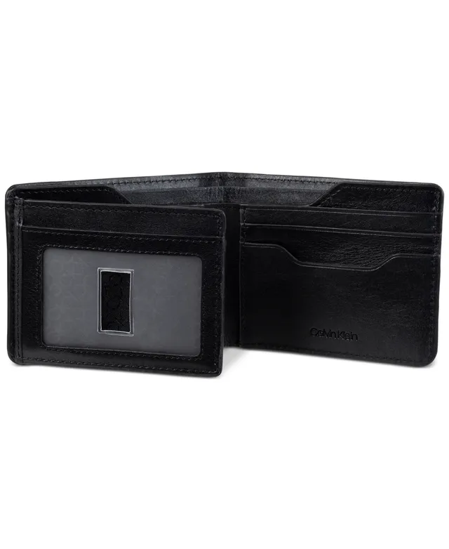 Calvin Klein Men's Soft Milled Trifold Wallet - Macy's