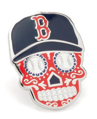 Mlb Men's Boston Red Sox Sugar Skull Lapel Pin
