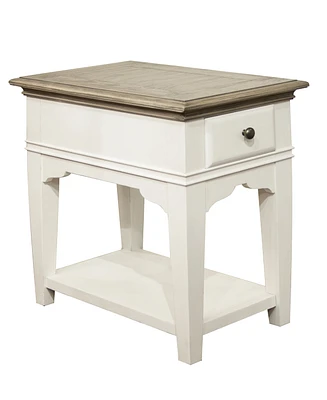 Myra Chairside Table - Off