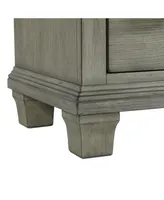 Picket House Furnishings Clovis 3- Drawer Nightstand with Usb