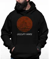 Men's Occupy Mars Word Art Hooded Sweatshirt