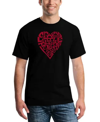 Men's Crazy Little Thing Called Love Word Art T-shirt