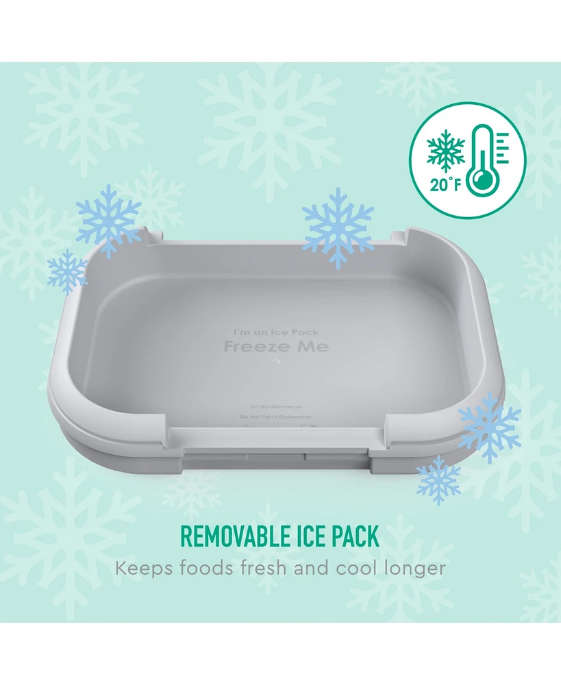 Bentgo Kids Chill Lunch Box - Green/Navy