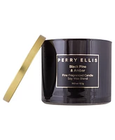 Perry Ellis Black Pine and Amber Candle, 14.5 oz