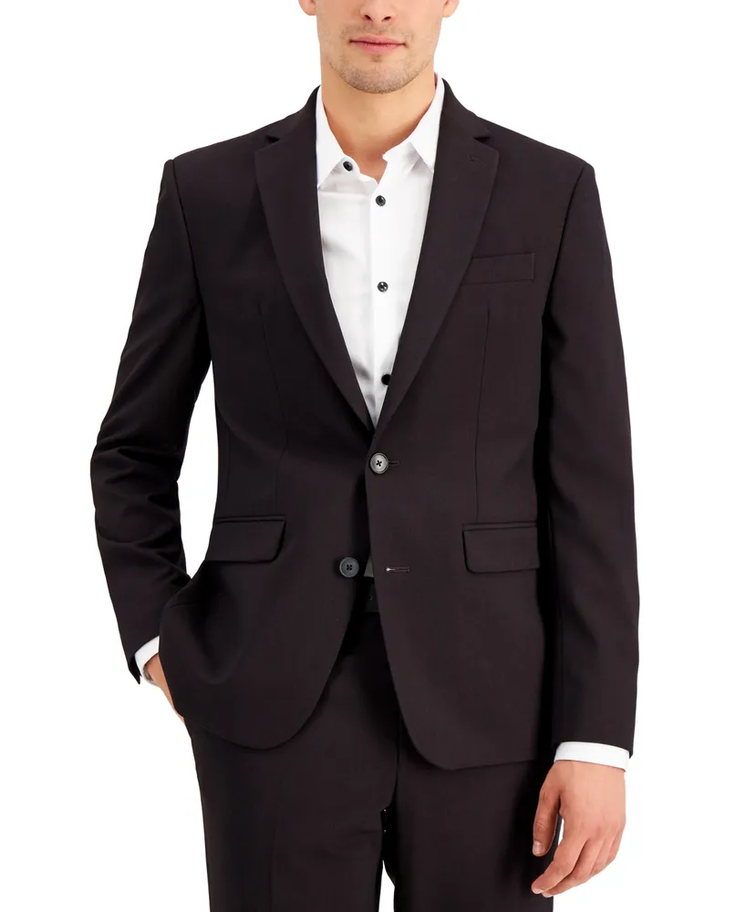 I.n.c. International Concepts Men's Slim-Fit Burgundy Solid Suit Jacket, Created for Macy's
