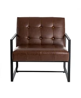 Glitzhome 29.25" H Tufted Accent Chair