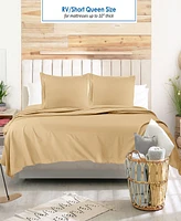 Nestl Premier 1800 Series Deep Pocket Bed 4 Piece Sheet Set, Rv Queen