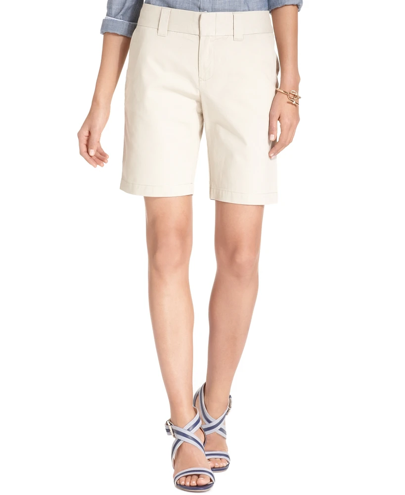 Tommy Hilfiger Women's Th Flex 9 Inch Hollywood Bermuda Shorts