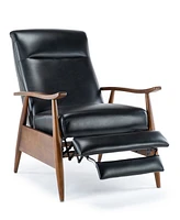 Solaris Wood Arm Push Back Recliner