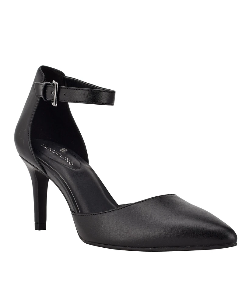 Bandolino Women's Ginata D'Orsay Ankle Strap Pointed Toe Pumps