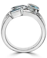 Effy London Blue Topaz Statement Ring (3-1/20 ct. t.w.) in Sterling Silver