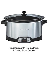 Hamilton Beach 8-Qt. Programmable Countdown Slow Cooker