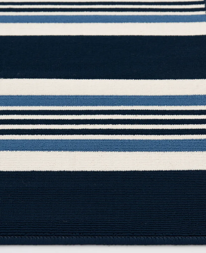 Northern Weavers Vera McGregor Stripe 6'7" x 9'6" Outdoor Area Rug