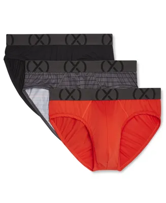 2(x)ist Men's Mesh No Show Performance Brief, Pack of 3