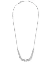 Wrapped in Love Diamond Butterfly Statement Necklace (1 ct. t.w.) in Sterling Silver, 16-1/2" + 2" extender, Created for Macy's