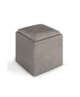 Rockwood Cube Storage Ottoman with Tray