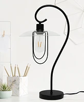 Lalia Home Modern Metal Scroll Table Lamp