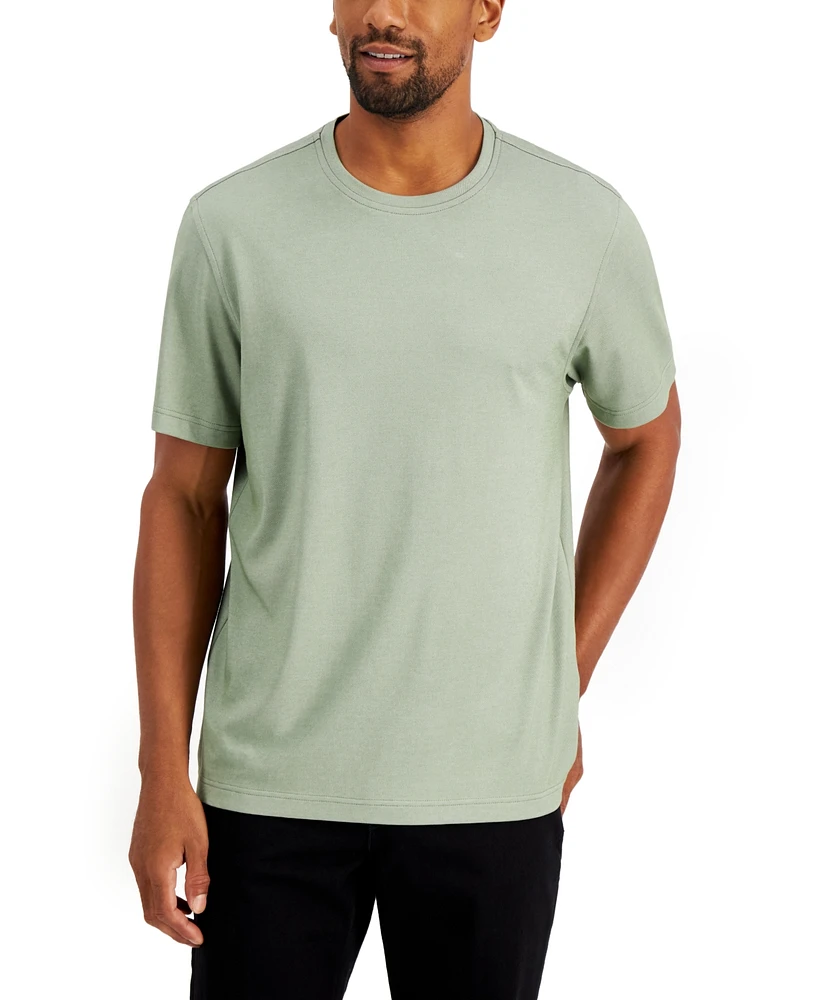Alfani Men's Solid Supima Blend Crewneck T-Shirt, Created for Macy's