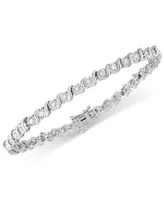 Diamond Bracelet (1/2 ct. t.w.) in Sterling Silver or Gold-Plated Sterling Silver