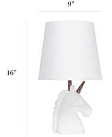 Simple Designs Sparkling Unicorn Table Lamp